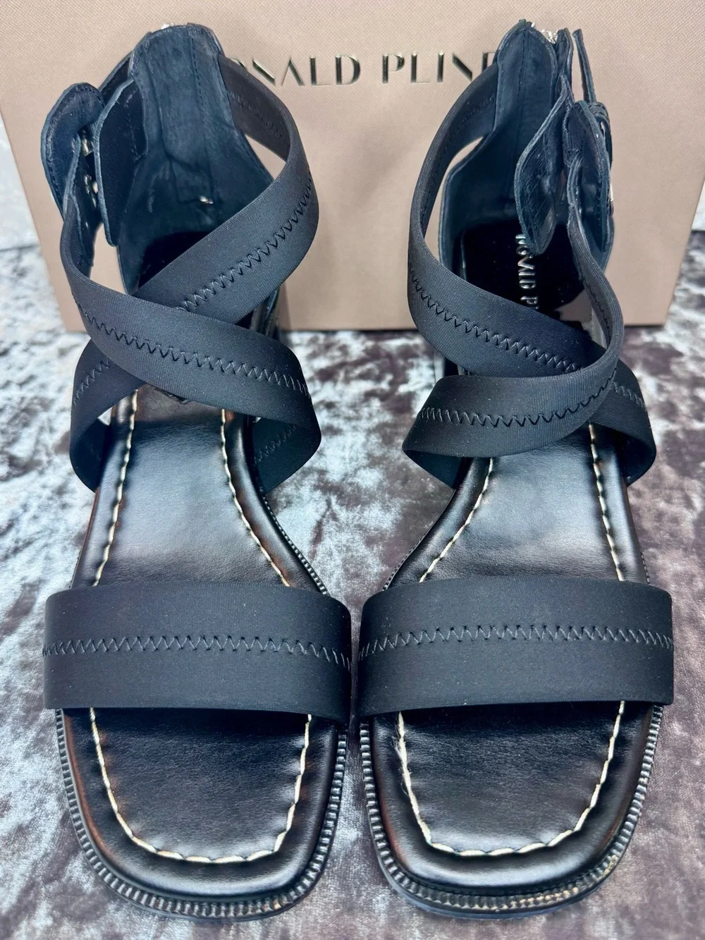 Donald Pliner Helen Strap Block Sandal